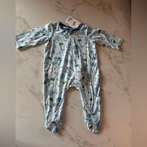 NWT! Mudpie Blue Golf Sleeper